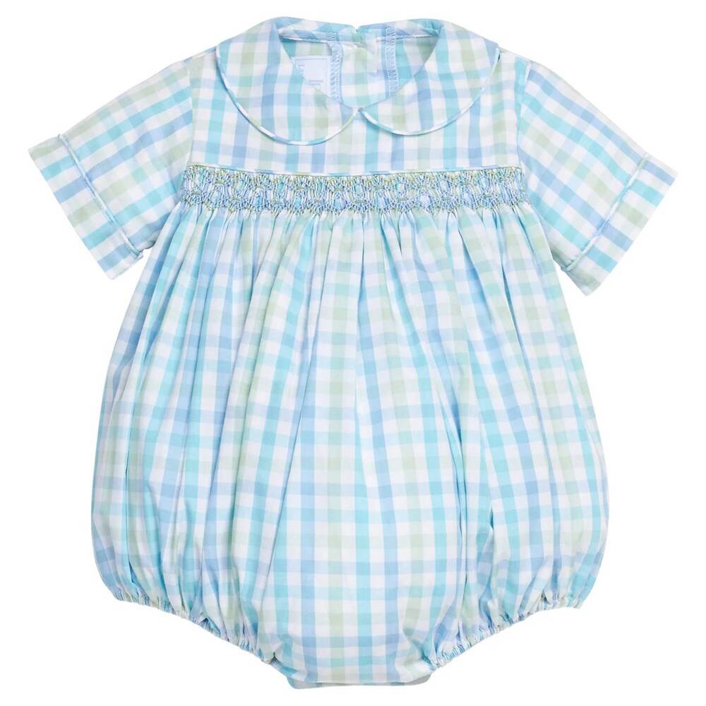 NEW LITTLE ENGLISH kids barrington bubble in briarcliff plaid